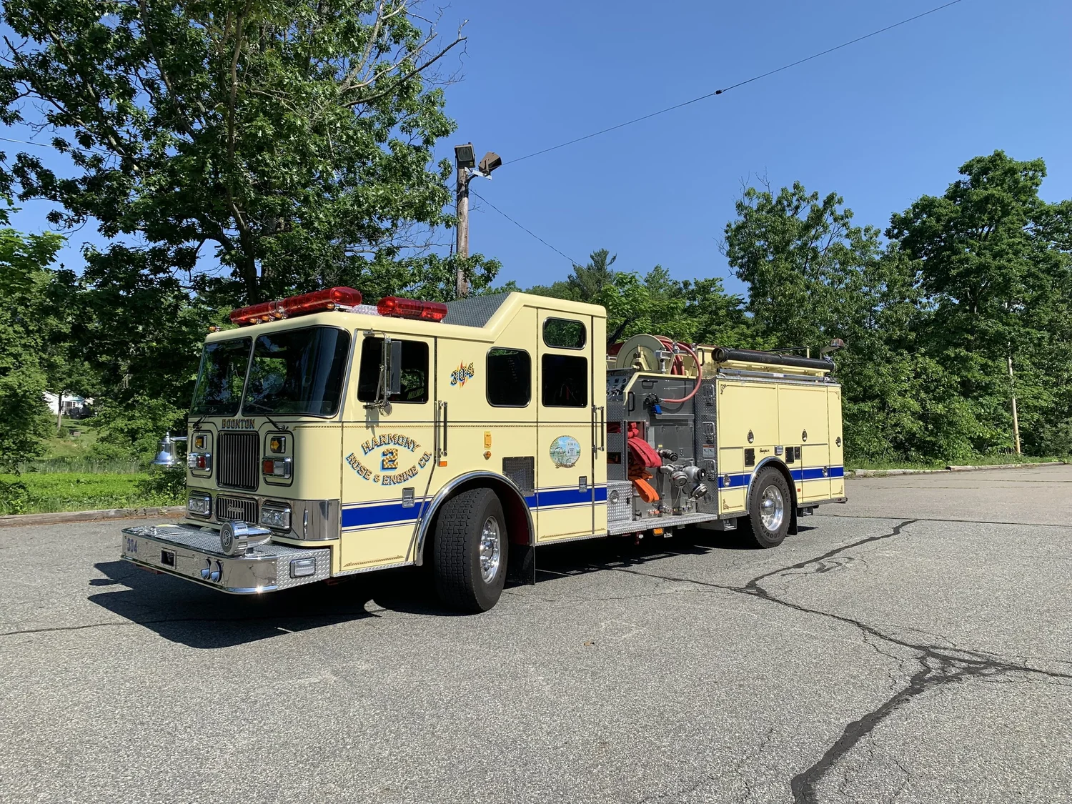 Boonton firefighters in action
